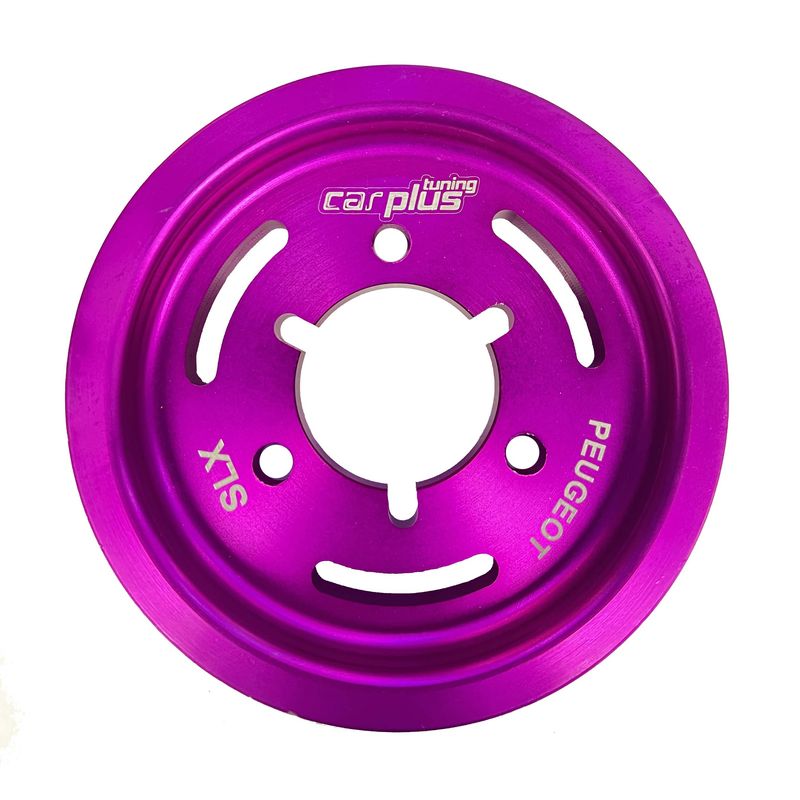 پولی سر میل لنگ کار پلاس تیونینگ کد cpt slx purple مناسب برای پژو 405slx و پرشیا tu5
